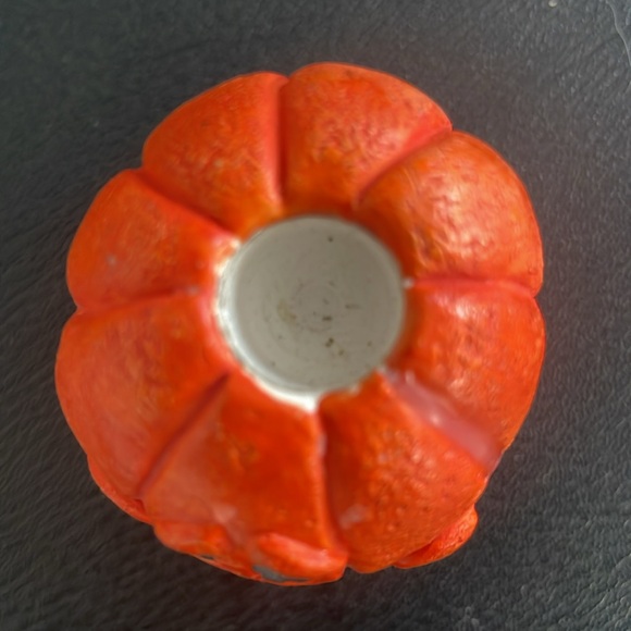 Ceramic Pumpkin Candle Stick Holder - Halloween Decoration - Picture 5 of 10
